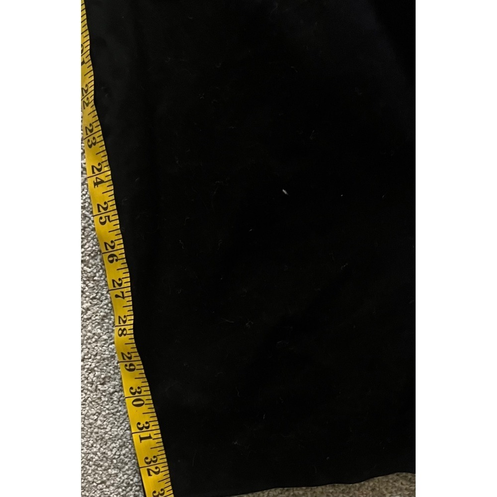 Club Monaco Black Wide Leg  Pants Sz 12 Designer Minimalist Tailored Trousers - Picture 9 of 9